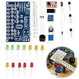 シンプルな LED 点滅ライト DIY 電子 水が流れるライトモジュールキット DIY キット PCB はんだ付けキット練習学習エレクトロニクス電子点滅ライトキット モジュール練習学習キット