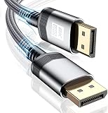 8K ゲーミング DisplayPort ケーブル 4m dpケーブル 1.4DP AviBrex ディスプレイポート ケーブル 8K@60Hz 4K@144Hz 2K@240Hz 【HBR3 32.4Gbps / HDR/DSC 1.2 / HDCP2.2/HDCP1.4】 映像・音声同期出力 DPケーブル 240hz対応 (グレー)