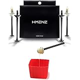 HMENZ メンズ 鼻毛 脱毛 ワックス 鼻毛用 スティック 24本 12回分 棒 カップ 付き