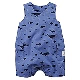 カーターズ Carter's ロンパース 半袖 綿100% Printed Cargo Canvas Romper 3M (55-61cm)