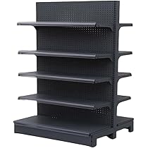 業務用⭐︎陳列棚⭐︎ 業務用陳列棚 (両面 T柱4本) スーパーマーケット コンビニ 通販