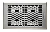 Accord AMFRSNCA610 Cathedral Floor Register, 6-Inch x 10-Inch(Duct Opening Measurements), Satin Nick