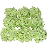 Luyue アジサイの 頭状花 シルク 造花 花ヘッド 花 部分のみ 直径 約 15センチ (8色 10個 )