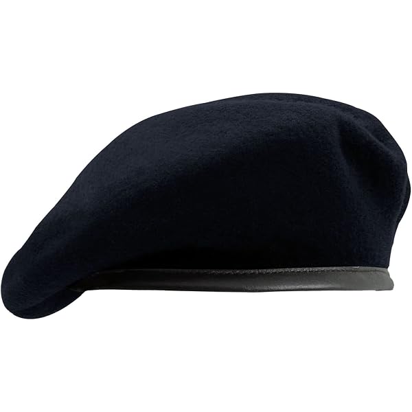 WW2 US Airborne Officer Wool Cap Replica - Grey, Size 57cm With Badge