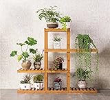 フラワーラック、ソリッドウッド複数のレイヤーシンプルなバルコニー複数のレイヤーリビングルームフラワーシェルフフラワーポットラックプライマリーカラー ( サイズ さいず : 98*28*80cm )