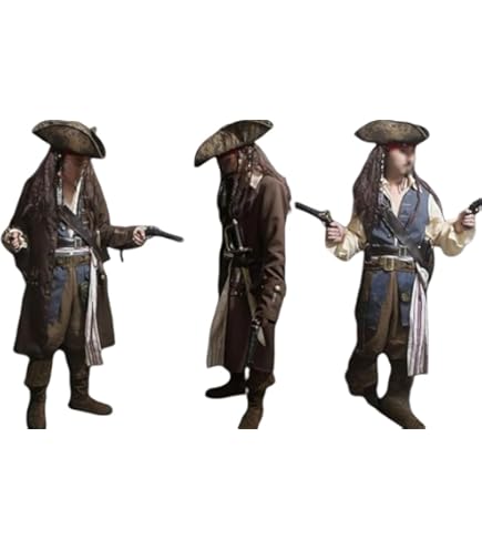 パイレーツオブカリビアン ジャックスパロウ コスチューム ディズニー 10点 M Amazon.co.jp: ディズニー パイレーツオブカリビアン ジャック
