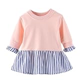 人気　Yochyan 子供ドレス　バレンタインデー 　プレゼント　ベビードレス　キッズ服　女児　ガールズ　可愛い　素敵　長袖　無地　シンプル　日常着　普段着　通園　通学　フォーマルワンピース　結婚式（
