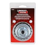 Lincoln Electric KH295 Single Row Knotted Cup Brush, 14000 rpm, 3' Diameter, 5/8' x 11 UNC Arbor (Pa