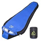 Terra Hiker 寝袋 冬用 215 x 85 cm 封筒型 最大適応身長2m シュラフ 最低使用温度-10度 スリーピングバッグ アウトドア 登山 車中泊 ハイキング キャンプ 防災 収納袋付き (Blue) Terra Hiker 寝袋 冬用 215 x 85 cm 封筒型 最大適応身長2m シュラフ 最低使用温度-10度 スリーピングバッグ アウトドア 登山 車中泊 ハイキング キャンプ 防災 収納袋付き (Blue)