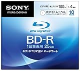 SONY ブルーレイディスク ビデオ用BD-R 追記型 片面1層25GB 4倍速 プリンタブル 10枚P 10BNR1VCPS4