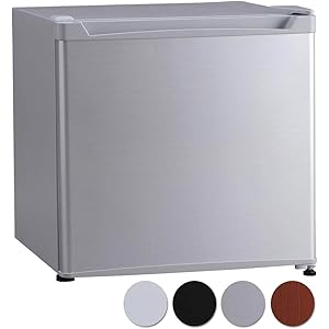 アイリスプラザ 1ドア 冷蔵庫 46L シルバー PRC-B051D-S