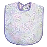 ENFANTお食事エプロン フラワーパープル