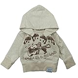 【冬物】OFFICIAL TEAM(オフィシャル チーム) 裏毛“LIVE IN"パーカートレーナー 90cm/IVORY NO.OT-15AW-207