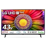 LG 液晶テレビ 43UR8000PJB 43V型 4K対応 BS・CS 4Kチューナー内蔵 YouTube対応 Netflix対応