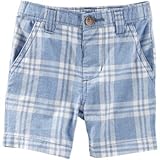 オシュコシュ OSHKOSH/ プラッドフラットフロントショーツ プラッド ボトムスショートパンツ 9ヶ月【並行輸入】