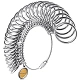 kurevy 宝石商監修 リングゲージ サイズゲージ 日本標準規格 1号-28号 プロ仕様 指輪 さいず 計測 サイズ 測定 ゲージ リング