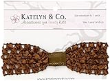 Katelyn&Co. ベビー クロシェット ヘアバンド Lt Brown Crochet HairBand