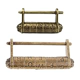 D DOLITY 家具ハードウェアロック　ヴィンテージ　　ジュエリーボックスロック　　２個入り　使いやすい　安全