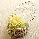 【ベルシック】 プリザーブドフラワー　プリンセスローズ・イエロー　 枯れないお花　お祝・お見舞い　　　＜即日出荷＞＜送料無料（一部地域を除き）＞