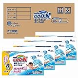 グーン　肌にやさしいおしりふき　詰替７０枚×６Ｐ【４個セット（ケース販売）】