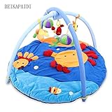 AutoLover Babies Comfort Soft Cloth fabric Cute Pattern Game Crawl Cushion for Gift(CRAB PATTERN) by