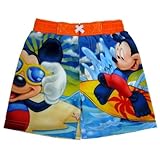 ディズニーインポート子供水着 波乗りミッキー 男の子水着 12ヶ月ー24ヶ月 (12ヶ月)