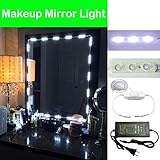 toogod 10 ft Make UpミラーLEDライトキット、20 W 20 x 3led防水ライト160 °レンズ、Include電源アダプタ&明るディマー