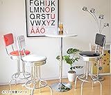 西秀家具店 トップテーブル 60cm幅 ホワイト 円形 カウンターテーブル ハイテーブル ハイカウンター バーテーブル 丸型 小ぶり シンプル 簡単 ちょっと使い コンパクト スリム