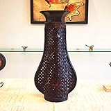 Hyun times 小さな花瓶のテーブルの装飾24 * 49センチメートルミニ飾られたヨーロッパスタイルレトロベッドルームカメリアフラワーフラワーフラワーの挿入