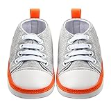 Domybest ベビーシューズ 春秋冬　綿　柔らかい　11-13cm　ベルト付き　3色　滑り止め底靴　赤ちゃん　子供　祝い お出かけ 日常生活 (12cm, グレー)