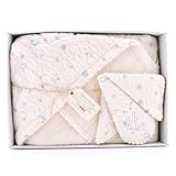 (コンテックス)kontex 今治タオル ミュール フード付きバスタオル&ハンカチセット 箱入り ブルー