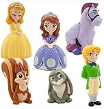 Sofia the First Large Bath Toy Set with Carrying Case- Disney 6 Pieces - Sophia [並行輸入品]