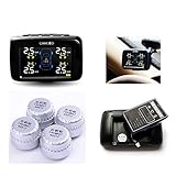 Hain@ Cigaratte Lighter Car TPMS Tyre Pressure Monitoring System Diagnostic Tool with 4 External Sen