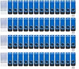 TEWENE USBフラッシュドライブ 2GB 50個パック バルク USB 2.0 サムドライブ Zipドライブ USBメモリースティック ジャンプ Fat32 フラッシュドライブ ストレージとバックアップ用 (2GB ブルー)