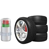 Deqna（TM）の新しいホット4PCS自動車タイヤ空気圧モニターバルブステムはセンサーインジケータアラートカーアクセサリーキャップ