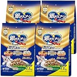 【まとめ買い】銀のスプーン キャットフード ドライ 贅沢素材バラエティ まぐろ・かつお・ささみ・野菜味 4.4kg(1.1kg×4) 国産 ユニチャーム