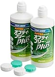 オプティフリープラス Wパック (360ml×2本入 レンズケース付)【4箱】