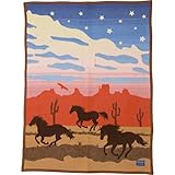 Pendleton Wild Horses Crib Blanket by Pendleton Woolen Mills [並行輸入品]