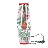 Glitzhome 1107001884 LED Cardinal Glass Bottle Light 11.81 H [並行輸入品]