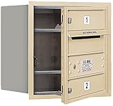 Salsbury Industries 3704s-02sfp 4 C水平メールボックス、砂岩