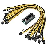VBESTLIFE　ブレークアウトボードアダプタ+ HP DPS-1200FB用　耐摩耗性　超耐久性　10ピン8ピン　50cmケーブル　Aマイニング電源モジュール用