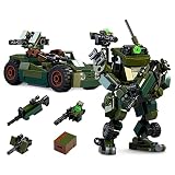 MyBuild (マイビルド) 武装部隊 7002 エイジャックス＆UTVオフロードバギー ブロック 組み立てセット 対象年齢12歳以上 他ブランド互換