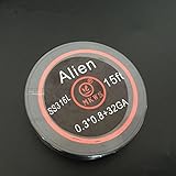 Resistence wire 15Feet Flat twisted/Tiger/Alien/Hive/Mix twisted/Fused clapton/Quad Juggernaut wireA