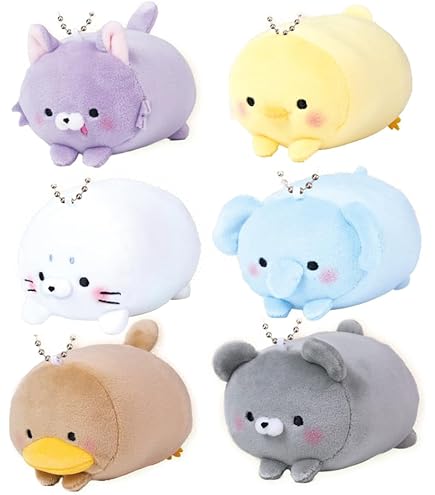 Amazon.co.jp: もちふわ！ころころらいふ ぬいぐるみ（14×10㎝）両手