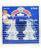 Baby King 4-pack Silicone Nipples - One Color, One Size by Baby King [並行輸入品]