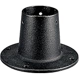 Progress Lighting P8748-31 Surface Mount Post Adapter for Surface Mounting Round, 3-Inch Bottom O.D.