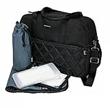 OiOi Carry All Diaper Bag - Black with Gunmetal Diamond Quilt by OiOi [並行輸入品]