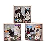 DEMDACO Poker Party Triptych Plaque, Set of 3