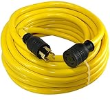 Conntek 20603 100-Feet 10/4 30-Amp 125/250-volt 4-Prong L14-30 Transfer Switch Cord/Generator Extens