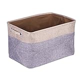 Artextile No Lid Cotton Line Storage Bins Organizer Box Laundry Basket Jute Portable Foldable Canvas